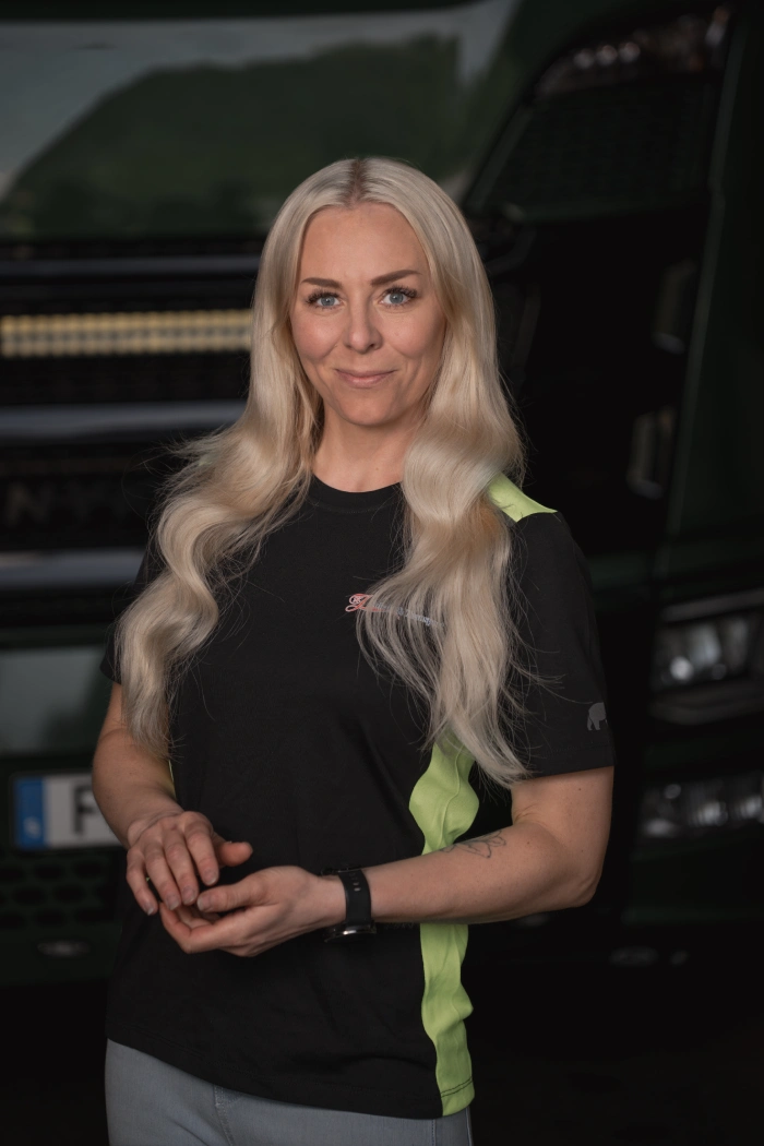 Kenneth Karlsson, chaufför hos HJ Schakt & Transport